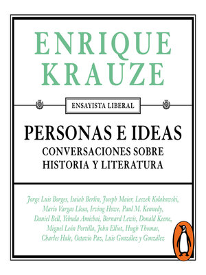 cover image of Personas e ideas (Ensayista liberal 1)